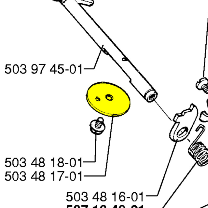 Disque De Starter 5034817-01 dans le groupe Pièces De Rechange / Pièces détachées Tronçonneuses / Pièces détachées Husqvarna 40 chez GPLSHOP (5034817-01)