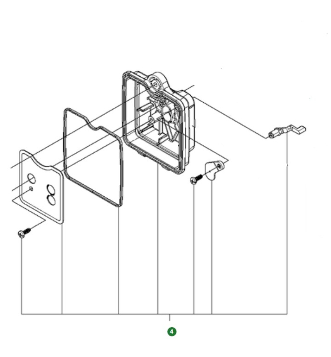 Boîtier de carburateur dans le groupe Pièces De Rechange / Pièces détachées Souffleurs de feuilles / Pièces détachées Husqvarna 530BT chez GPLSHOP (5041166-01)