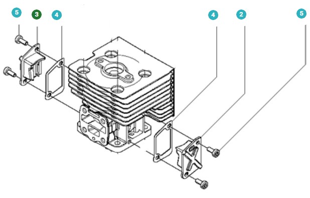 Logement dans le groupe Pièces De Rechange / Pièces détachées Souffleurs de feuilles / Pièces détachées Husqvarna 530BT chez GPLSHOP (5041189-01)