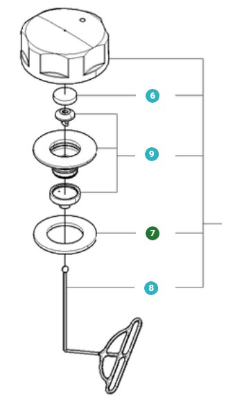 Joint d'étanchéité dans le groupe Pièces De Rechange / Pièces détachées Taille-haies chez GPLSHOP (5067443-01)