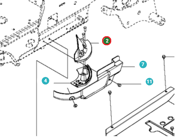 Logement dans le groupe Pièces De Rechange / Pièces détachées Jonsered Tondeuse autoportée / Pièces détachées Jonsered FR 2216 MA chez GPLSHOP (5102225-04)