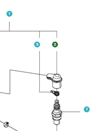 Chapeau dans le groupe Pièces De Rechange / Pièces détachées Souffleurs de feuilles / Pièces détachées Husqvarna 530BT chez GPLSHOP (5113983-01)