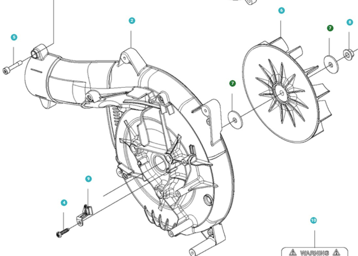 Rondelle dans le groupe Pièces De Rechange / Pièces détachées Souffleurs de feuilles / Pièces détachées Husqvarna 525BX chez GPLSHOP (5157047-01)