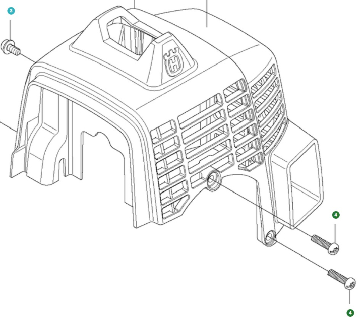 Vis dans le groupe Pièces De Rechange / Pièces détachées Souffleurs de feuilles / Pièces détachées Husqvarna 525BX chez GPLSHOP (5218636-01)