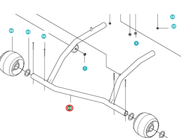 Cadre d'engrenage dans le groupe Pièces De Rechange / Pièces détachées Jonsered Tondeuse autoportée / Pièces détachées Jonsered FR 2312 MA chez GPLSHOP (5224519-02)