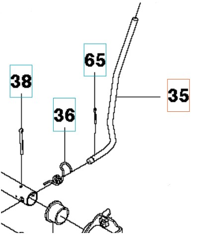 Tige dans le groupe Pièces De Rechange / Pièces détachées Rider / Pièces détachées Husqvarna Rider 112C5 chez GPLSHOP (5253165-01)