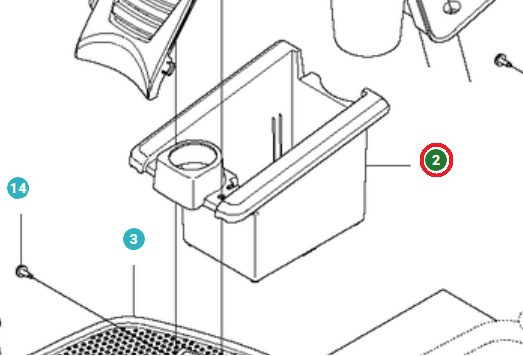 Boitier de batterie dans le groupe Pièces De Rechange / Pièces détachées Jonsered Tondeuse autoportée / Pièces détachées Jonsered FR 2312 MA chez GPLSHOP (5254778-02)