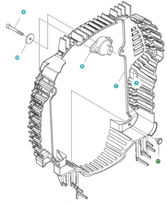 Serrer dans le groupe Pièces De Rechange / Pièces détachées Souffleurs de feuilles / Pièces détachées Husqvarna 580BTS chez GPLSHOP (5262439-01)