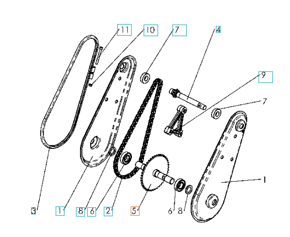 Arbre De Transmission 5310084-48 dans le groupe  chez GPLSHOP (5310084-48)