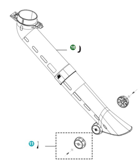 Ensemble de tubes dans le groupe Pièces De Rechange / Pièces détachées Souffleurs de feuilles / Pièces détachées Husqvarna 120iBV chez GPLSHOP (5311478-74)