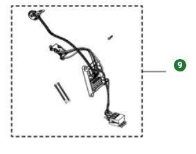 Connecteur dans le groupe Pièces De Rechange / Pièces détachées Souffleurs de feuilles / Pièces détachées Husqvarna 120iBV chez GPLSHOP (5311478-83)