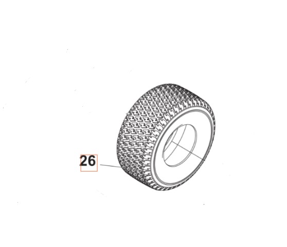 Pneu arrière 18x8,5-8