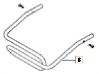 Guide de tuyau de dévidoir Guide de tuyau 5312776-01 dans le groupe Pièces De Rechange / Pièces détachées Nettoyeurs haute pression / Pièces détachées Husqvarna PW490 chez GPLSHOP (5312776-01)