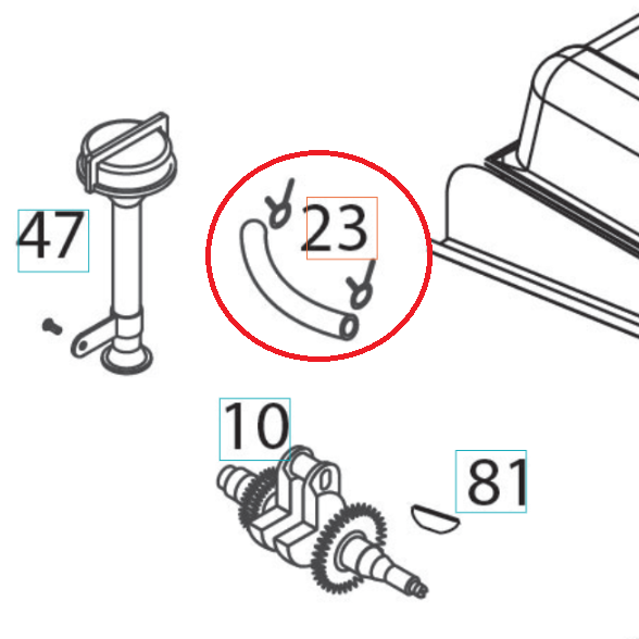 Ensemble De Tuyaux De Carburant 5324321-46 dans le groupe  chez GPLSHOP (5324321-46)