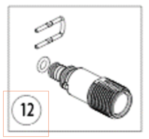 Sortie d'eau du tuyau de sortie 5353915-01 dans le groupe Pièces De Rechange / Pièces détachées Nettoyeurs haute pression / Pièces détachées Husqvarna PW235R chez GPLSHOP (5353915-01)