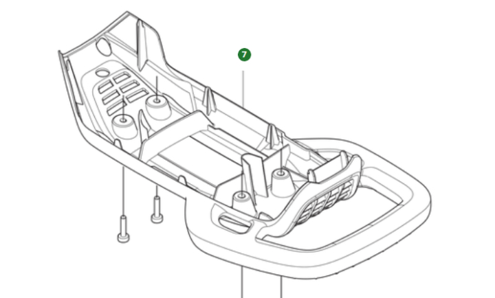 Pare-chocs pour plaque de ski dans le groupe Pièces De Rechange / Pièces détachées Taille-haies / Pièces détachées Husqvarna 525iHE4 chez GPLSHOP (5355656-01)