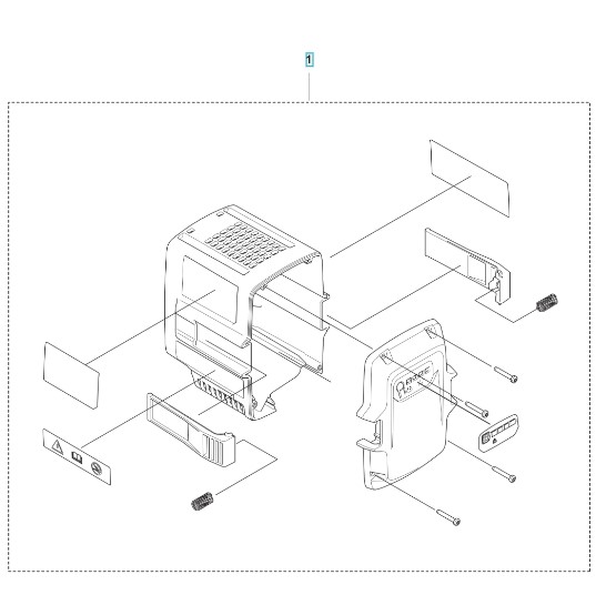 HOUSING ASSY BLi200 SPARE PART dans le groupe  chez GPLSHOP (5365677-01)