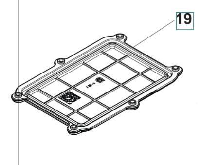 Couvercle Batterie - Y compris le joint 5367779-01 dans le groupe  chez GPLSHOP (5367779-01)