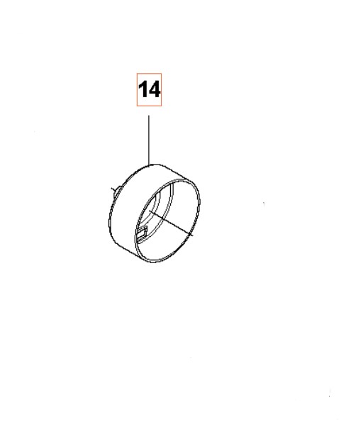 Tambour d'embrayage 324RX, 324LDX, 524LK, 524R dans le groupe Pièces De Rechange / Pièces détachées Débroussailleuses / Pièces détachées Husqvarna 524R chez GPLSHOP (5373111-01)