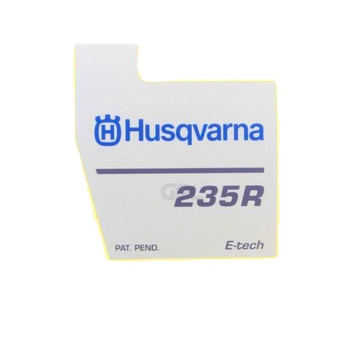 Autocollant de démarrage Husqvarna 235R dans le groupe Pièces De Rechange chez GPLSHOP (5373564-03)