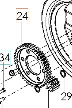 Pommeau De Vitesse, 11 Dents 5391115-09 dans le groupe  chez GPLSHOP (5391115-09)