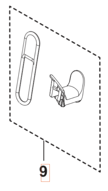 Kit de crochet de câble 5460905-01 dans le groupe Pièces De Rechange / Pièces détachées Nettoyeurs haute pression / Pièces détachées Husqvarna PW130 chez GPLSHOP (5460905-01)