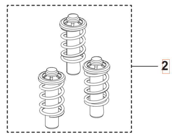 Kit de pistons de pompe 5460912-01 dans le groupe Pièces De Rechange / Pièces détachées Nettoyeurs haute pression / Pièces détachées Husqvarna PW130 chez GPLSHOP (5460912-01)