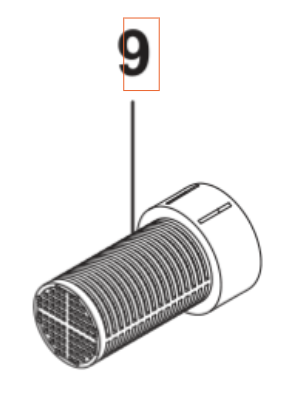 Filtre à eau Sp. 5460916-01 dans le groupe Pièces De Rechange / Pièces détachées Nettoyeurs haute pression / Pièces détachées Husqvarna PW240 chez GPLSHOP (5460916-01)