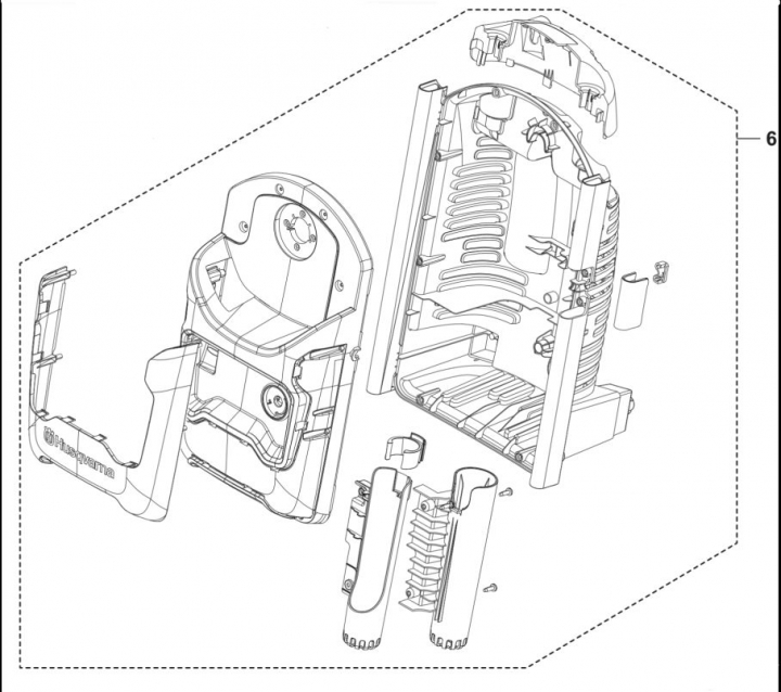 Kit de couverture Pw 240 5460919-01 dans le groupe Pièces De Rechange / Pièces détachées Nettoyeurs haute pression / Pièces détachées Husqvarna PW240 chez GPLSHOP (5460919-01)