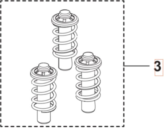 Kit de pistons de pompe 5460932-01 dans le groupe Pièces De Rechange / Pièces détachées Nettoyeurs haute pression / Pièces détachées Husqvarna PW240 chez GPLSHOP (5460932-01)