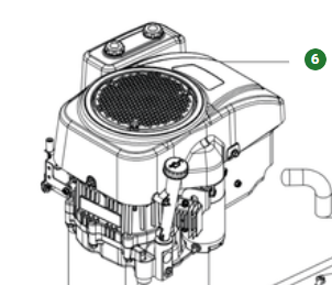 Moteur Hs 452E dans le groupe Pièces De Rechange / Pièces détachées Tracteurs tondeuses / Pièces détachées Husqvarna TS 114 chez GPLSHOP (5469177-01)