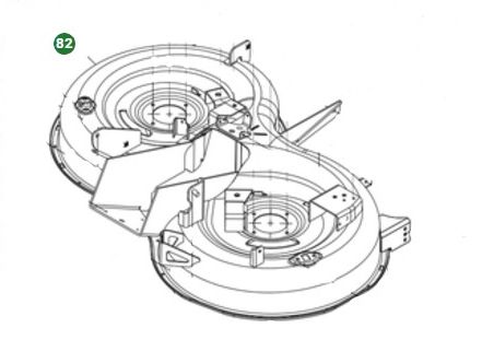 Kit de plateau de coupe Tc 112 Version dans le groupe Pièces De Rechange / Pièces détachées Tracteurs tondeuses / Pièces détachées Husqvarna TC 112 chez GPLSHOP (5473167-03)