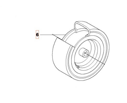 Jante R111B, R111B5, R112C, R112C5, R112iC, FR2311, FR2312 dans le groupe Pièces De Rechange / Pièces détachées Rider / Pièces détachées Husqvarna Rider 111B5 chez GPLSHOP (5739815-01)