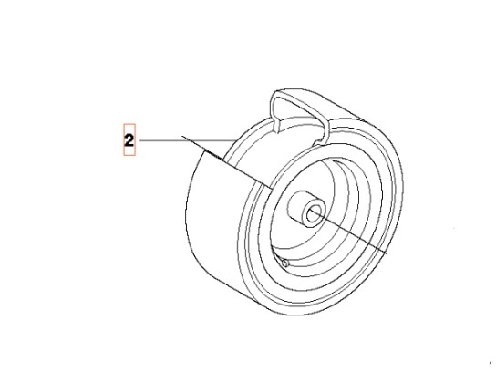 Jante R111B, R111B5, R112C, R112C5, R112iC, FR2311, FR2312 dans le groupe Pièces De Rechange / Pièces détachées Rider / Pièces détachées Husqvarna Rider 112C5 chez GPLSHOP (5739816-01)