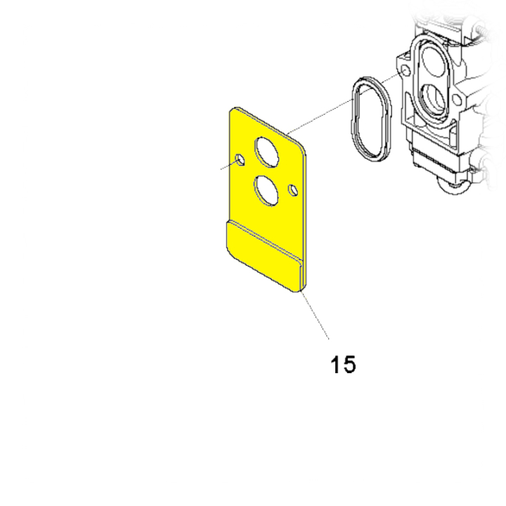 Plaque dans le groupe Pièces De Rechange / Pièces détachées Souffleurs de feuilles / Pièces détachées Husqvarna 360BT chez GPLSHOP (5782740-01)