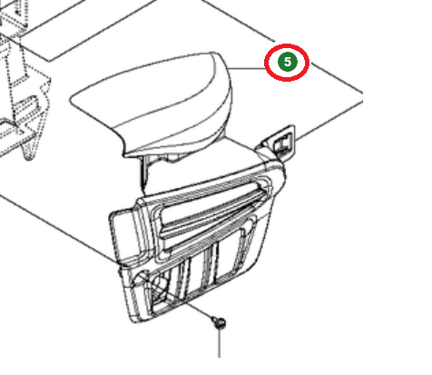 Logement dans le groupe Pièces De Rechange / Pièces détachées Jonsered Tondeuse autoportée / Pièces détachées Jonsered FR 2312 MA chez GPLSHOP (5842631-02)