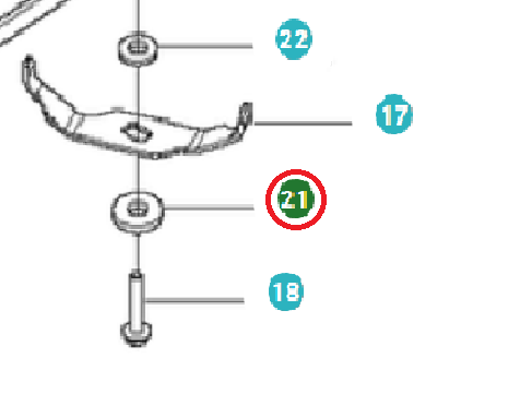 Distance dans le groupe Pièces De Rechange / Pièces détachées Jonsered Tondeuse autoportée / Pièces détachées Jonsered FR 2213 MA chez GPLSHOP (5863202-01)