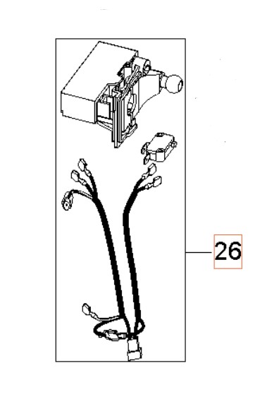 Micro Switch Box System Sp 5926176-60 dans le groupe Pièces De Rechange / Pièces détachées Nettoyeurs haute pression / Pièces détachées Husqvarna PW490 chez GPLSHOP (5926176-60)