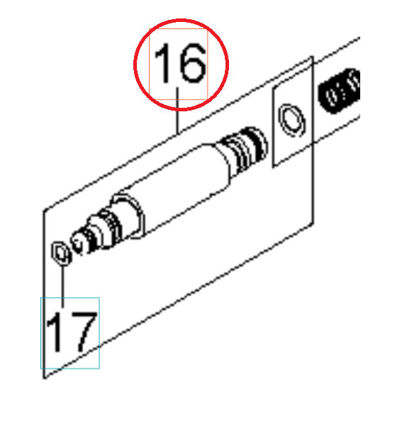 Sortie Raccord Rapide 5926176-75 dans le groupe Pièces De Rechange / Pièces détachées Nettoyeurs haute pression / Pièces détachées Husqvarna PW345C chez GPLSHOP (5926176-75)