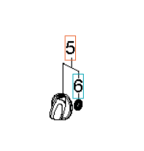 Commutateur Noir 5926177-02 dans le groupe Pièces De Rechange / Pièces détachées Nettoyeurs haute pression / Pièces détachées Husqvarna PW360 chez GPLSHOP (5926177-02)