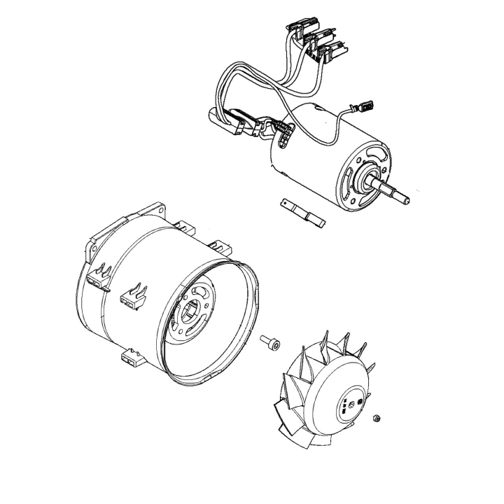 Kit d'assemblage de moteur dans le groupe Pièces De Rechange / Pièces détachées Souffleurs de feuilles / Pièces détachées Husqvarna 436LiB chez GPLSHOP (5940830-01)