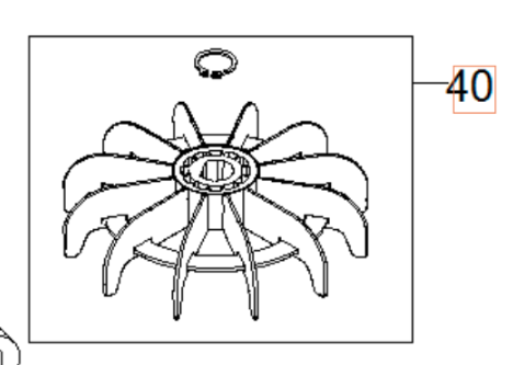 Kit Ventilateur 5960253-01 dans le groupe Pièces De Rechange / Pièces détachées Nettoyeurs haute pression / Pièces détachées Husqvarna PW490 chez GPLSHOP (5960253-01)
