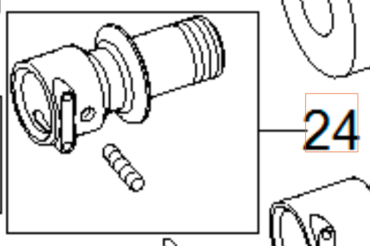 Norme De Sortie Dynamique 5960266-01 dans le groupe Pièces De Rechange / Pièces détachées Nettoyeurs haute pression / Pièces détachées Husqvarna PW460 chez GPLSHOP (5960266-01)