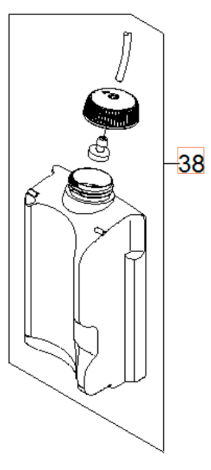 Réservoir De Détergent 5960275-01 dans le groupe Pièces De Rechange / Pièces détachées Nettoyeurs haute pression / Pièces détachées Husqvarna PW490 chez GPLSHOP (5960275-01)