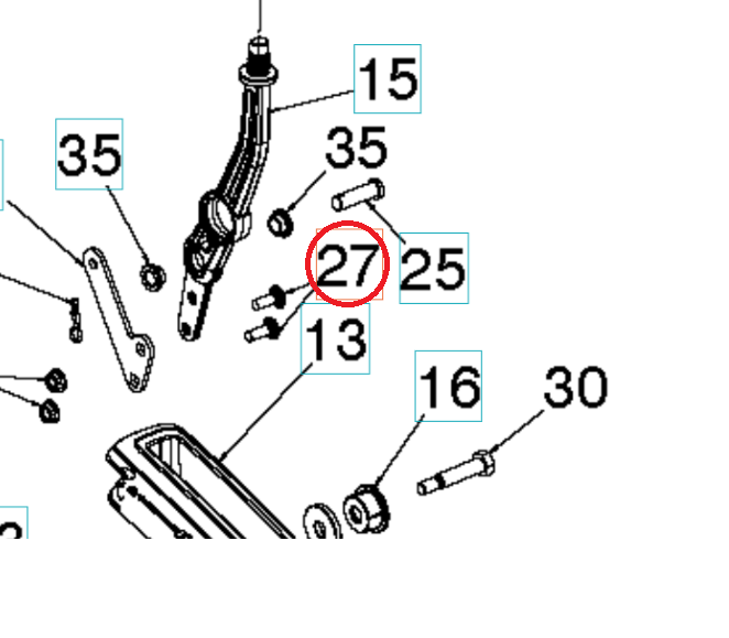 Vis 5962384-01 dans le groupe Pièces De Rechange / Pièces détachées Tracteurs tondeuses chez GPLSHOP (5962384-01)