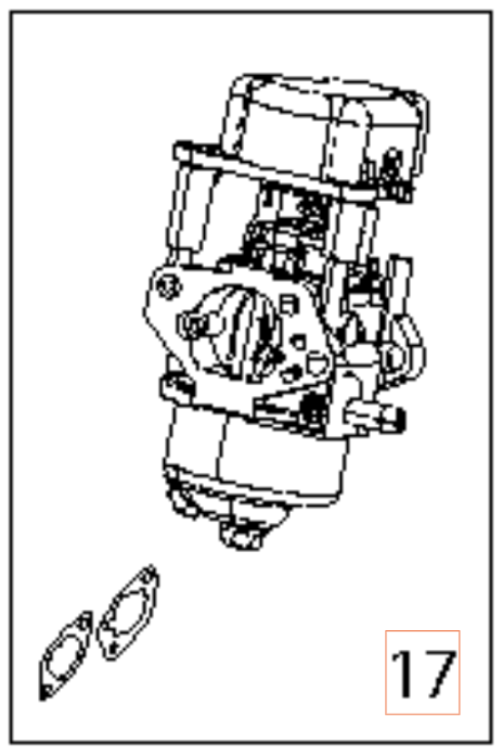 Carburateur 5973821-01 dans le groupe Pièces De Rechange / Carburateurs chez GPLSHOP (5973821-01)