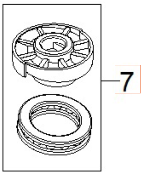 Disque Vobable 8.1° 5976470-01 dans le groupe Pièces De Rechange / Pièces détachées Nettoyeurs haute pression / Pièces détachées Husqvarna PW235R chez GPLSHOP (5976470-01)