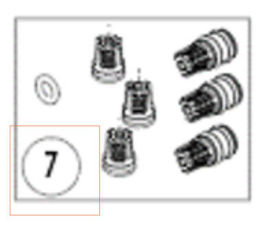 Entrée Sortie Vanne 5986841-33 dans le groupe Pièces De Rechange / Pièces détachées Nettoyeurs haute pression / Pièces détachées Husqvarna PW235R chez GPLSHOP (5986841-33)