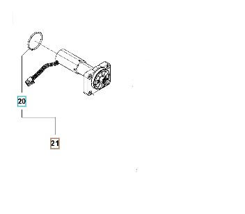 Moteur de reue Automower 550 dans le groupe Pièces De Rechange Robots Tondeuse / Pièces détachées Husqvarna Automower® 550 / Automower 550 - 2023 chez GPLSHOP (5996593-02)