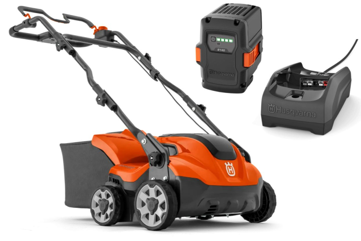 Husqvarna Aérateur S138i + B140 & C80 dans le groupe Produits Husqvarna pour la sylviculture et le jardinage / Husqvarna Scarificateur / Batterie Scarificateur chez GPLSHOP (9679222-03)